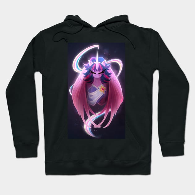 Empress of Friendship - Twilight Sparkle Hoodie by Marie Oliver